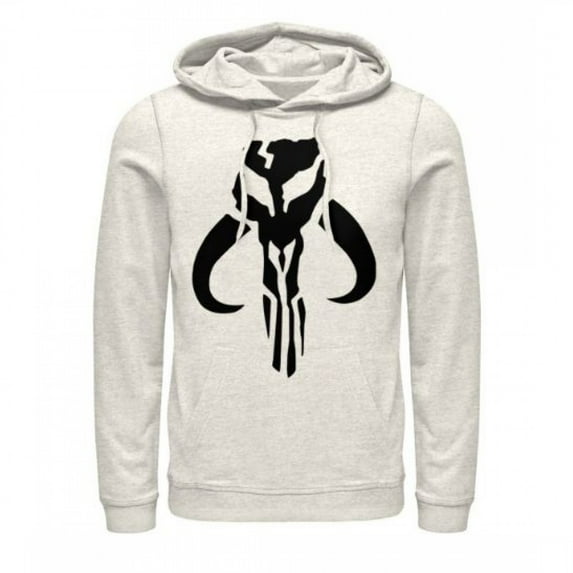 Star Wars The Mandalorian Mythosaur Logo Pull Over Hoodie-Medium