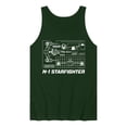 thumbnail image 1 of Star Wars - The Mandalorian N1 Starfighter - Men's Sleeveless Graphic Tank, 1 of 3