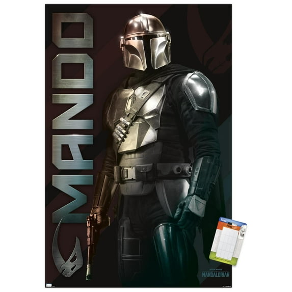 Star Wars: The Mandalorian - Name Wall Poster, 22.375" x 34"