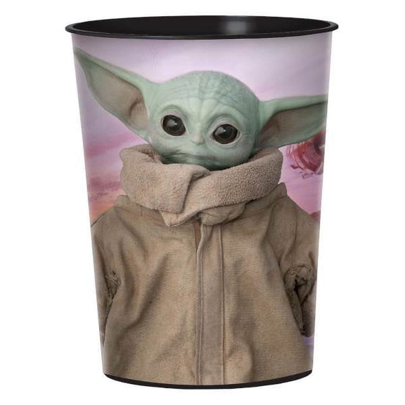 The Mandalorian Plastic Favor Cup - 16 oz. | Multicolor | 1 Pc.