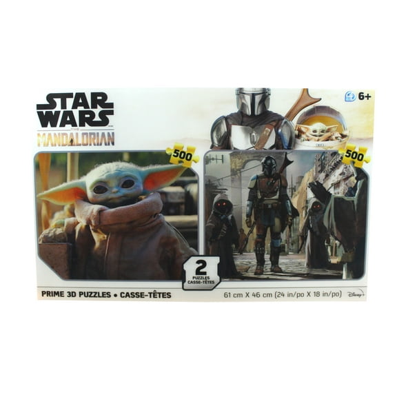 Star Wars Disney The Mandalorian Prime 3D puzzles two puzzles