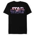 thumbnail image 1 of Star Wars The Mandalorian Razor Crest Floating Pod Logo - Short Sleeve Blended T-Shirt for Adults - Customized-Black, 1 of 5