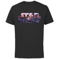 thumbnail image 1 of Star Wars The Mandalorian Razor Crest Floating Pod Logo - Short Sleeve Cotton T-Shirt for Adults - Customized-Black, 1 of 5