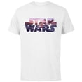thumbnail image 1 of Star Wars The Mandalorian Razor Crest Floating Pod Logo - Short Sleeve Cotton T-Shirt for Adults - Customized-White, 1 of 5