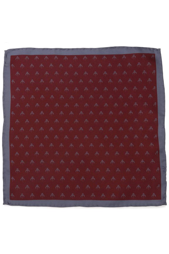 Mandalorian Red Silk Pocket Square