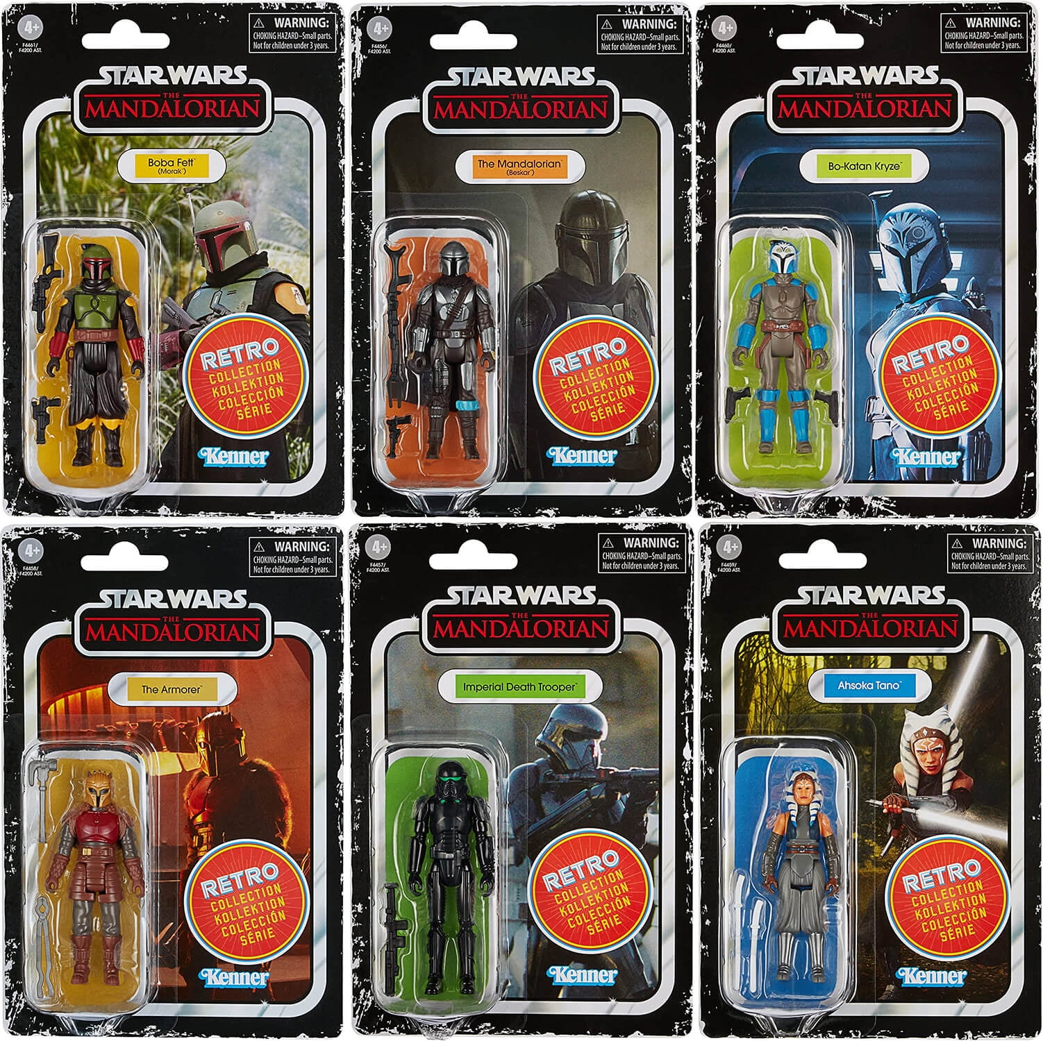 Hasbro Star Wars The Mandalorian Vintage Collection Wave 2 Retro Collection  Action Figure Set - FW21 - US