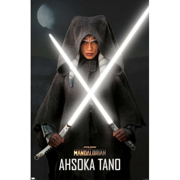 Star Wars The Mandalorian Season 2 - Ahsoka Lightsabers Wall Poster, 22.375" x 34"