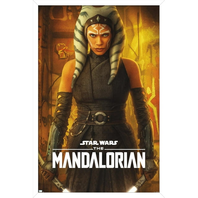 Star Wars: The Mandalorian Season 2 - Ahsoka One Sheet Wall Poster, 14.725" x 22.375", Framed
