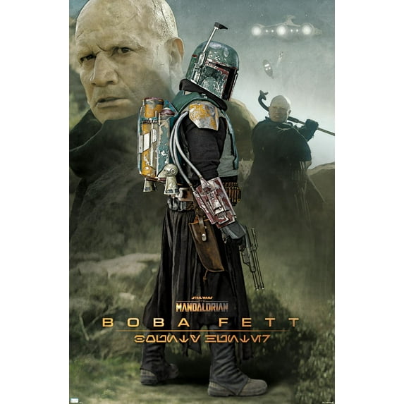 Star Wars: The Mandalorian Season 2 - Boba Fett Wall Poster, 14.725" x 22.375"