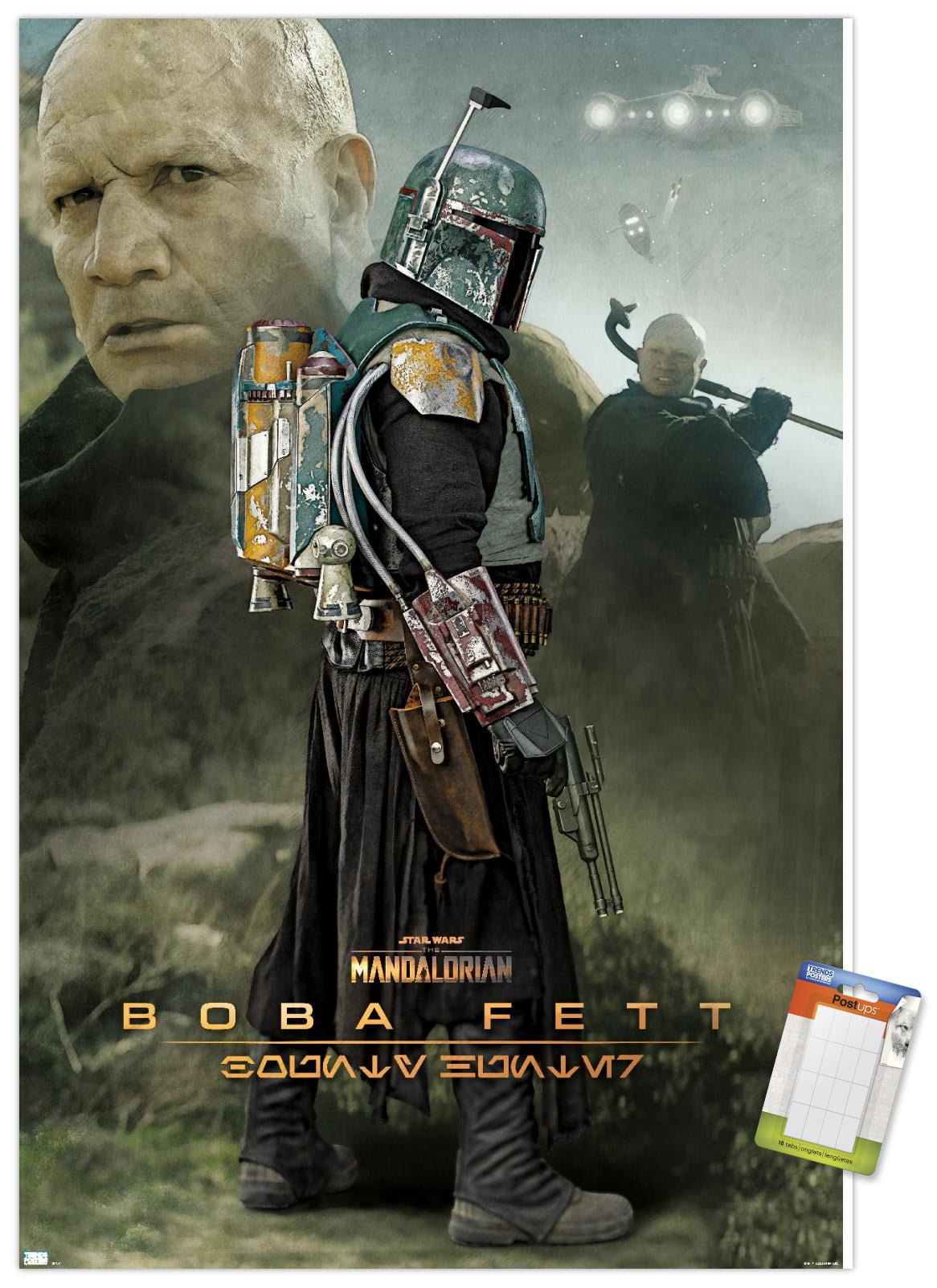 Star Wars: The Mandalorian Season 2 - Boba Fett Wall Poster, 22.375" x 34"