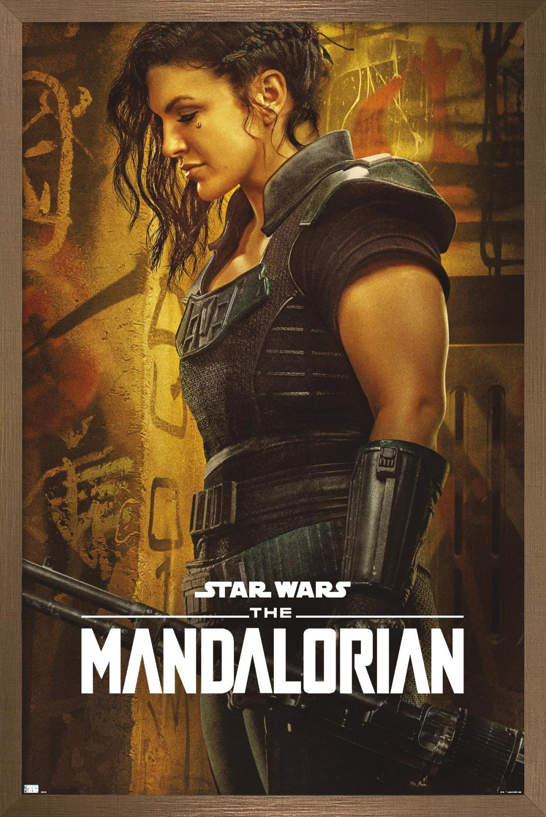 Star Wars: The Mandalorian Season 2 - Cara Dune Wall Poster, 14.725" x 22.375", Framed - image 1 of 5