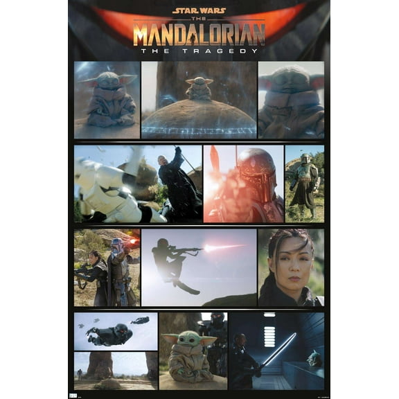 Star Wars: The Mandalorian Season 2 - Chapter 14 Grid Wall Poster, 14.725" x 22.375"