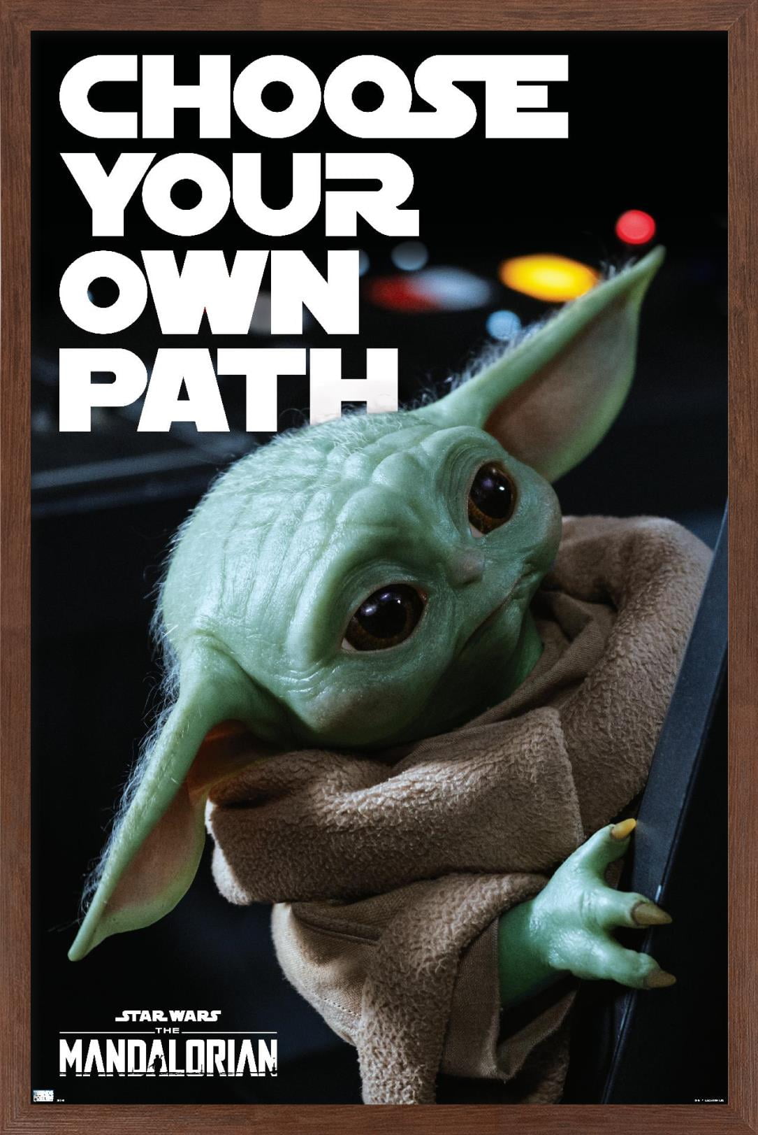 Star Wars: The Mandalorian Season 2 - Choose Your Own Path Wall Poster, 22.375" x 34", Framed