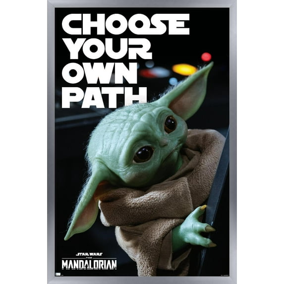Star Wars: The Mandalorian Season 2 - Choose Your Own Path Wall Poster, 22.375" x 34", Framed