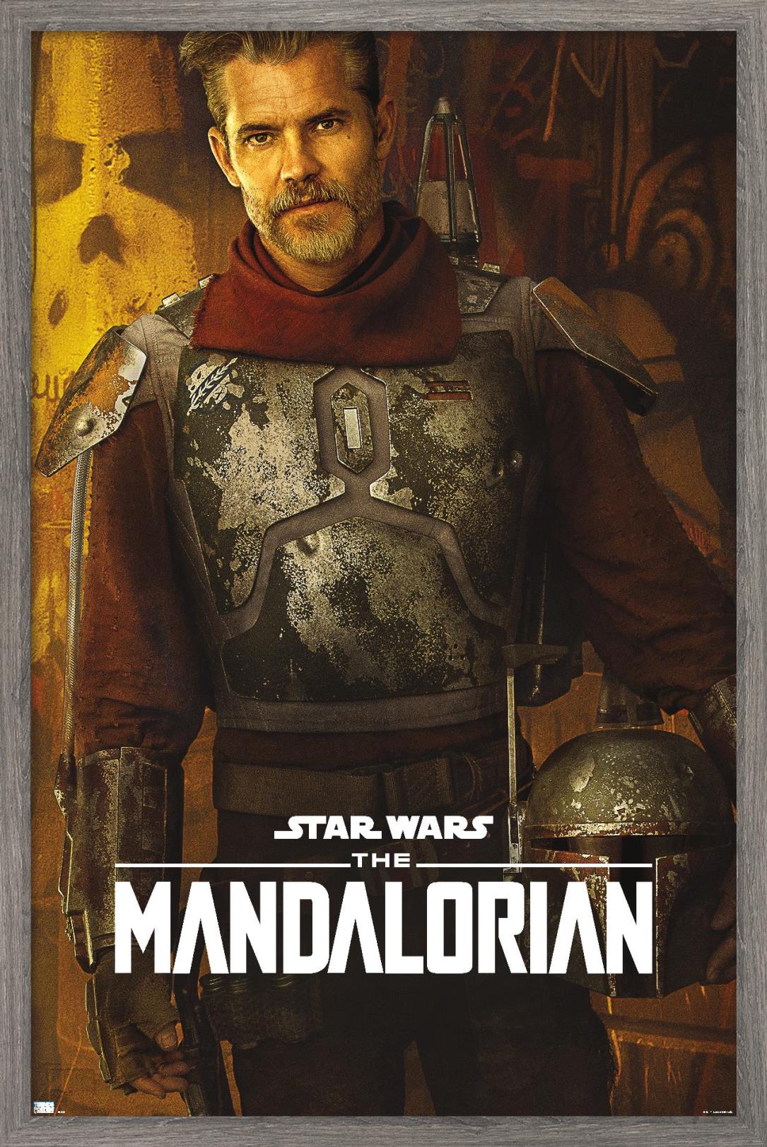 Star Wars: The Mandalorian Season 2 - Cobb Vanth Wall Poster, 22.375" x 34", Framed