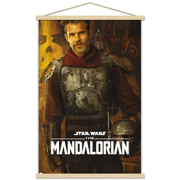 Star Wars: The Mandalorian Season 2 - Cobb Vanth Wall Poster with Wooden Magnetic Frame, 22.375" x 34"