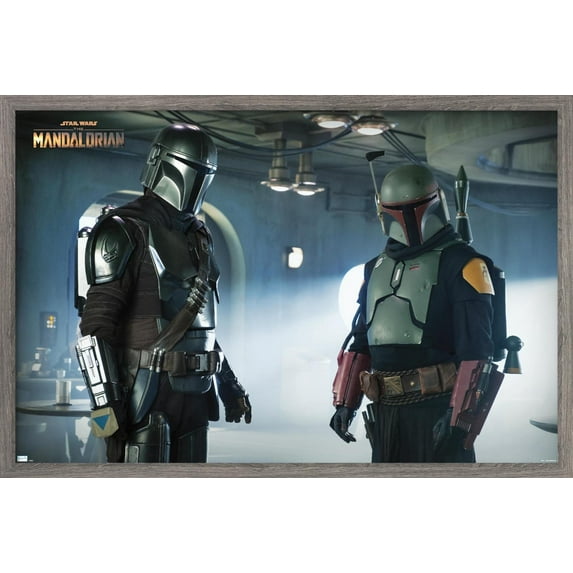 Star Wars: The Mandalorian Season 2 - Duo Wall Poster, 22.375" x 34", Framed