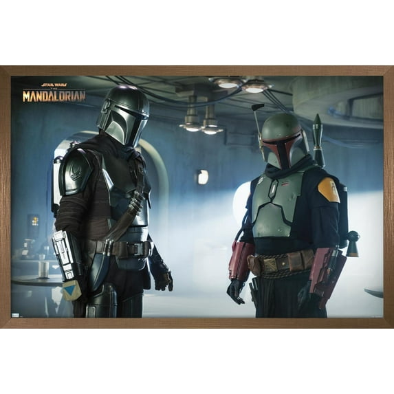 Star Wars: The Mandalorian Season 2 - Duo Wall Poster, 22.375" x 34", Framed