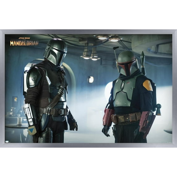 Star Wars: The Mandalorian Season 2 - Duo Wall Poster, 22.375" x 34", Framed