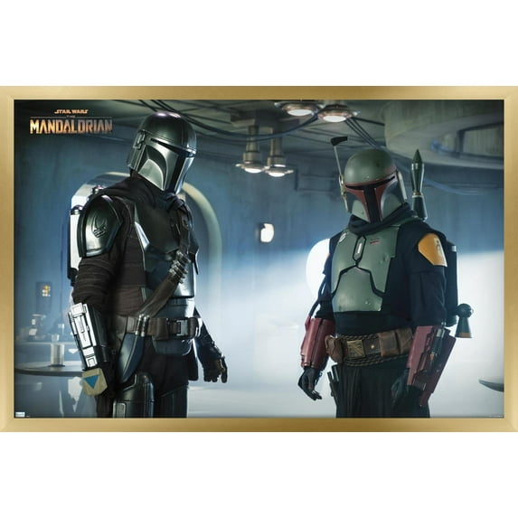 Star Wars: The Mandalorian Season 2 - Duo Wall Poster, 22.375" x 34", Framed