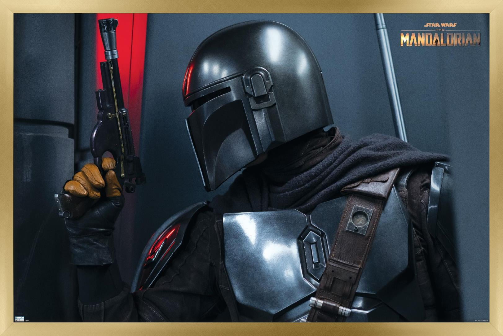 Star Wars: The Mandalorian Season 2 - Fight Wall Poster, 22.375" x 34", Framed