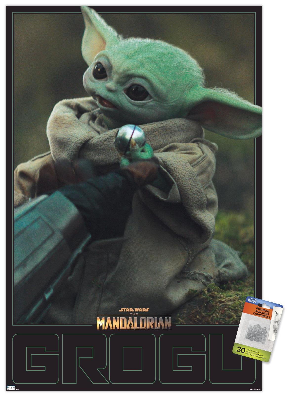 STAR WARS : THE MANDALORIAN / SEASON 3 CAST - 2 x 3 POSTER MAGNET jedi  grogu