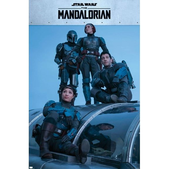 Star Wars: The Mandalorian Season 2 - Mandalorian Group Wall Poster, 14.725" x 22.375"
