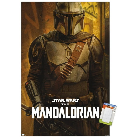 Star Wars: The Mandalorian Season 2 - Mandalorian Wall Poster, 14.725" x 22.375"