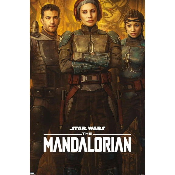 Star Wars: The Mandalorian Season 2 - Mandalorians Wall Poster, 22.375" x 34"