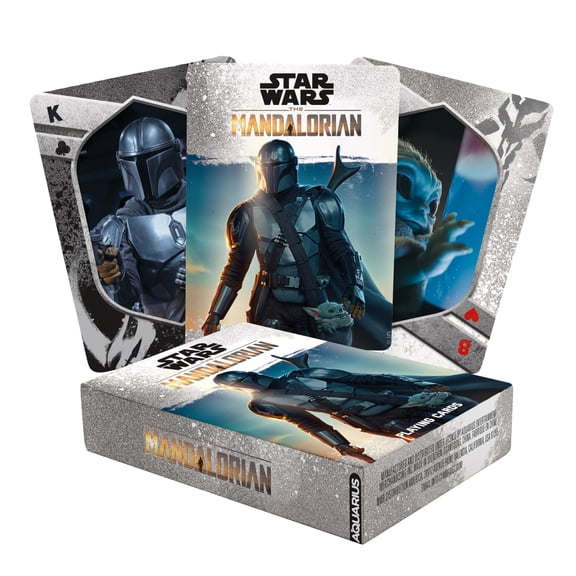 AQUARIUS Star Wars Playing Cards - The Mandalorian Season 2 Themed Deck of Cards for Your Favorite Card Games - Officially Licensed Star Wars Merchandise & Collectibles