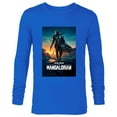 thumbnail image 1 of Star Wars The Mandalorian Season 2 Poster - Long Sleeve T-Shirt for Men - Customized-Royal, 1 of 5