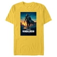 thumbnail image 1 of Star Wars The Mandalorian Season 2 Poster - Short Sleeve Blended T-Shirt for Adults - Customized-Yellow, 1 of 5