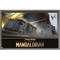 thumbnail image 1 of Star Wars: The Mandalorian Season 2 - TIE Fighter Battle Wall Poster, 22.375" x 34", Framed, 1 of 3