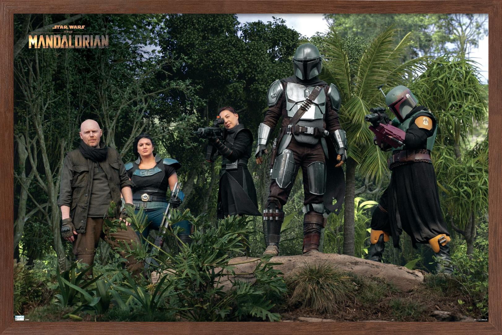 Star Wars: The Mandalorian Season 2 - Team Wall Poster, 22.375" x 34", Framed