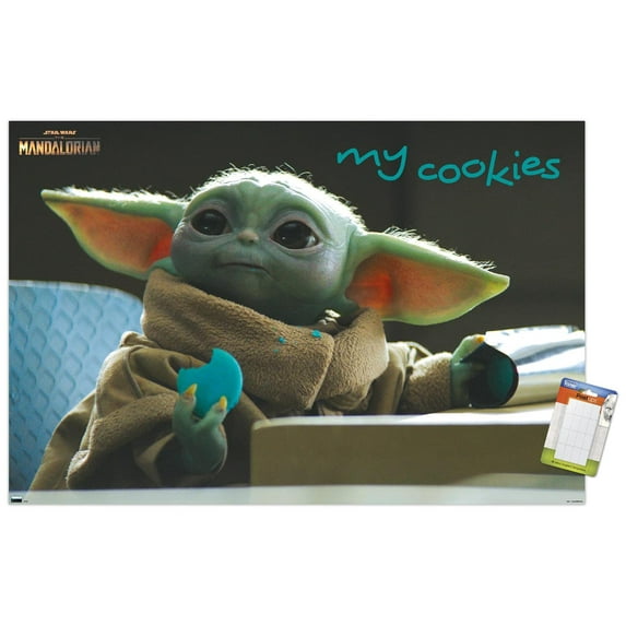 Star Wars: The Mandalorian Season 2 - The Child Cookies Wall Poster, 22.375" x 34"