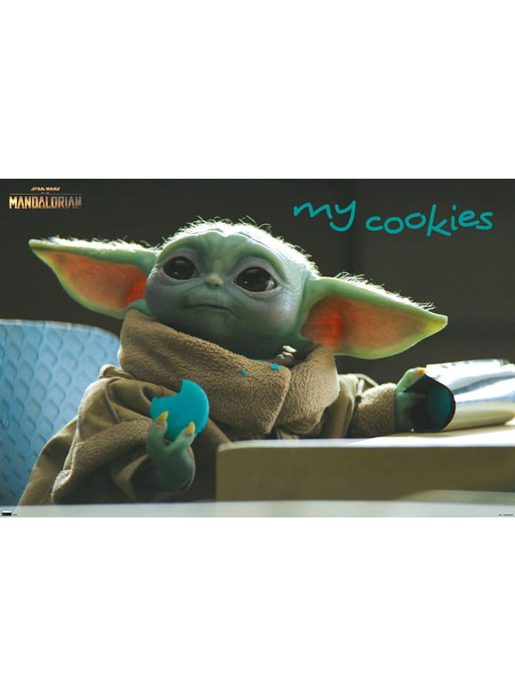 Star Wars: The Mandalorian Season 2 - The Child Cookies Wall Poster, 22.375" x 34"