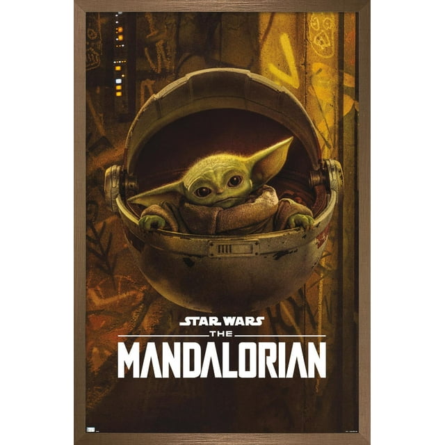Star Wars: The Mandalorian Season 2 - The Child Wall Poster, 22.375" x 34", Framed