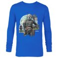 thumbnail image 1 of Star Wars The Mandalorian Season 3 Bo-Katan Kryze Plazir-15 - Long Sleeve T-Shirt for Men - Customized-Navy, 1 of 5
