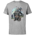 thumbnail image 1 of Star Wars The Mandalorian Season 3 Bo-Katan Kryze Plazir-15 - Short Sleeve Cotton T-Shirt for Adults - Customized-Athletic Heather, 1 of 5