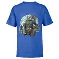 thumbnail image 1 of Star Wars The Mandalorian Season 3 Bo-Katan Kryze Plazir-15 - Short Sleeve T-Shirt for Kids - Customized-Royal, 1 of 5