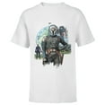 thumbnail image 1 of Star Wars The Mandalorian Season 3 Bo-Katan Kryze Plazir-15 - Short Sleeve T-Shirt for Kids - Customized-White, 1 of 5