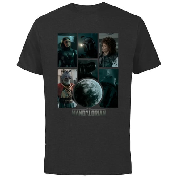 Star Wars The Mandalorian Season 3 Bo-Katan Peli Motto R5-D4 - Short Sleeve Cotton T-Shirt for Adults - Customized-Black