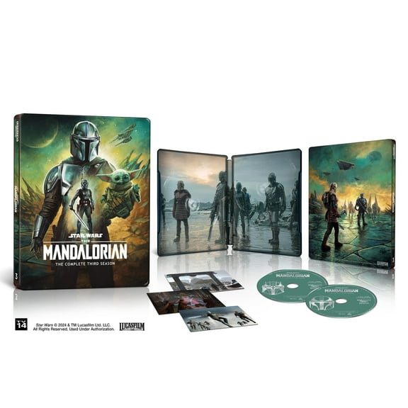 Star Wars: The Mandalorian Season 3 Collectors Edition (Steelbook) (4K Ultra HD) Disney Action/Adventure