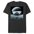 thumbnail image 1 of Star Wars The Mandalorian Season 3 Coruscant & Starfighters - Short Sleeve Blended T-Shirt for Adults - Customized-Dark Heather, 1 of 5