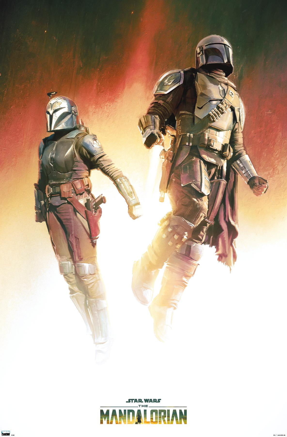 Star Wars: The Mandalorian Season 3 - Duo Wall Poster, 14.725" x 22.375"