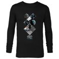 thumbnail image 1 of Star Wars The Mandalorian Season 3 Grogu A New Quest Begins - Long Sleeve T-Shirt for Men - Customized-Black, 1 of 5