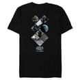 thumbnail image 1 of Star Wars The Mandalorian Season 3 Grogu A New Quest Begins - Short Sleeve Blended T-Shirt for Adults - Customized-Black, 1 of 5