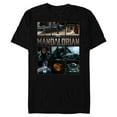 thumbnail image 1 of Star Wars The Mandalorian Season 3 Grogu Caves of Mandalore - Short Sleeve Blended T-Shirt for Adults - Customized-Black, 1 of 5
