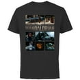 thumbnail image 1 of Star Wars The Mandalorian Season 3 Grogu Caves of Mandalore - Short Sleeve Cotton T-Shirt for Adults - Customized-Black, 1 of 5