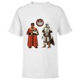 thumbnail image 1 of Star Wars The Mandalorian Season 3 Grogu Greef Karga Symbol - Short Sleeve T-Shirt for Kids - Customized-White, 1 of 5